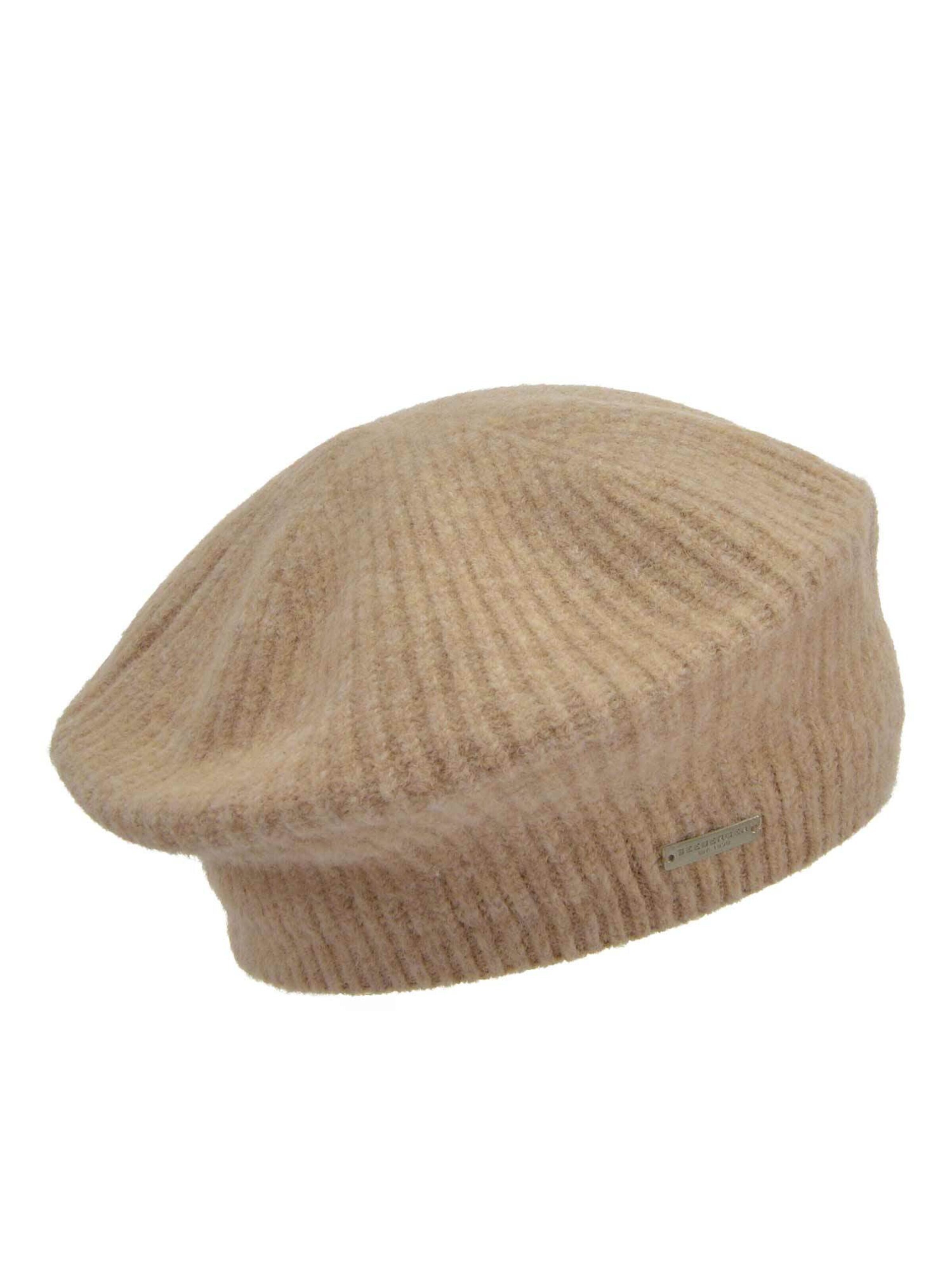 Seeberger Beanie 'Mütze' in Beige: front