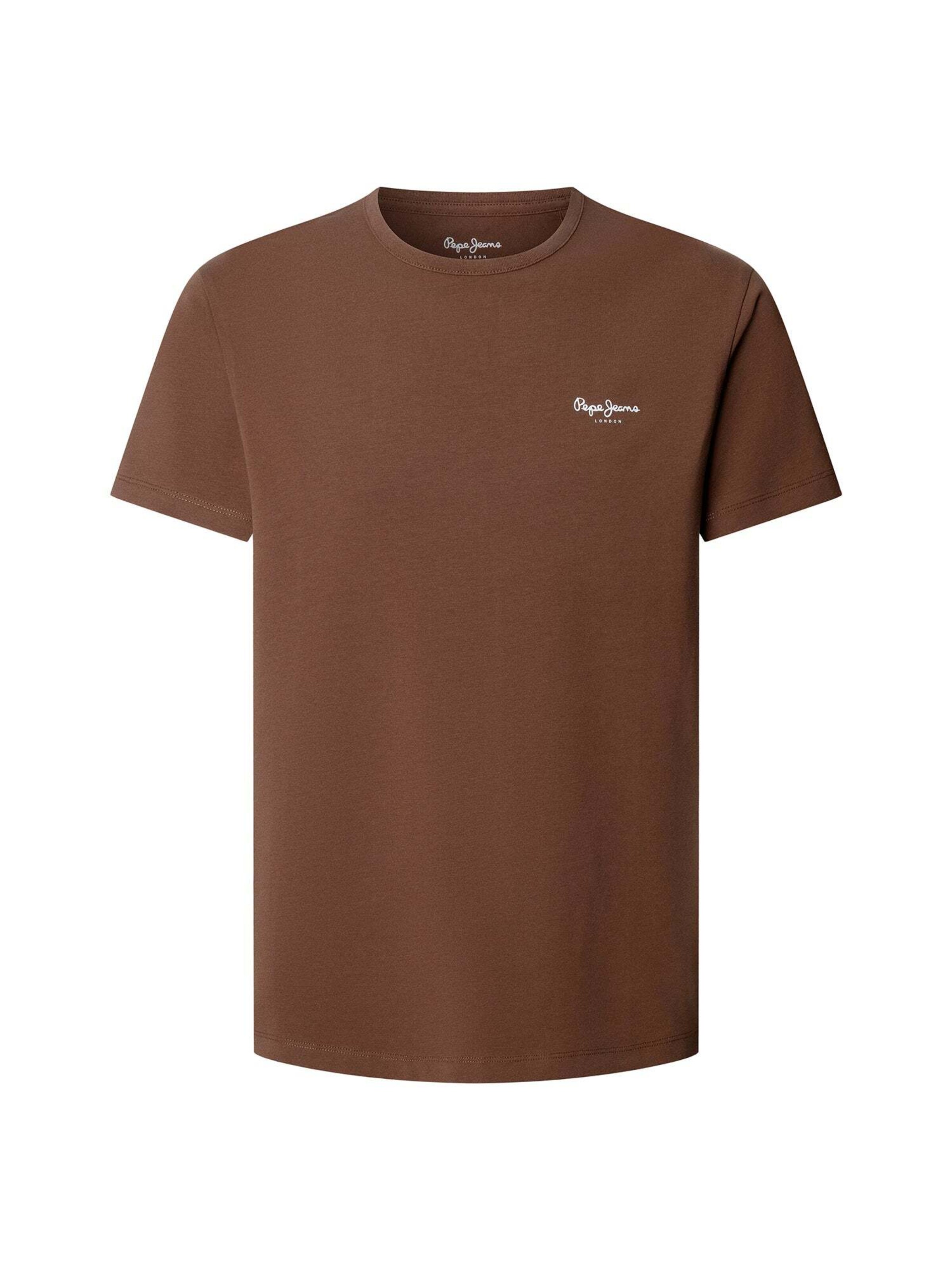 Pepe Jeans T-Shirt in Braun: Vorderseite
