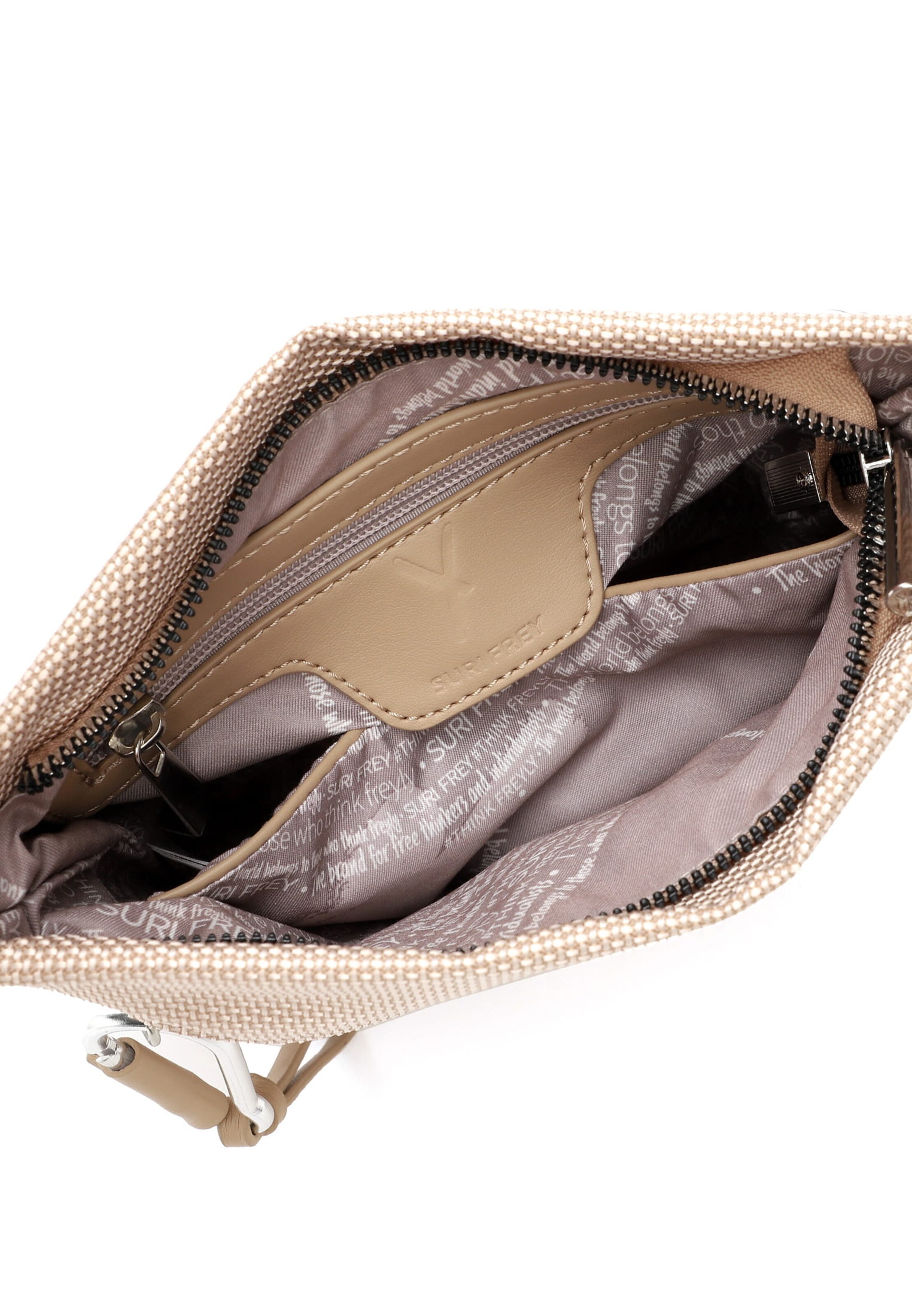 Borsa a spalla di Suri Frey in beige