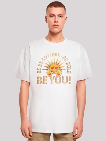 emoji couture T-Shirt in Weiß: Vorderseite