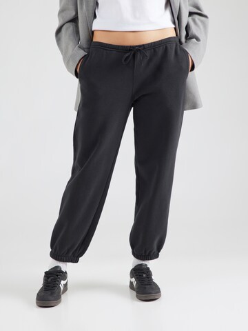 HOLLISTERTapered Hlače - crna boja: prednji dio