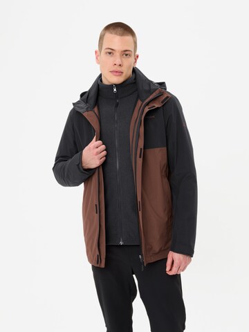 VAUDE Outdoorjacke 'Rosemoor' in Braun