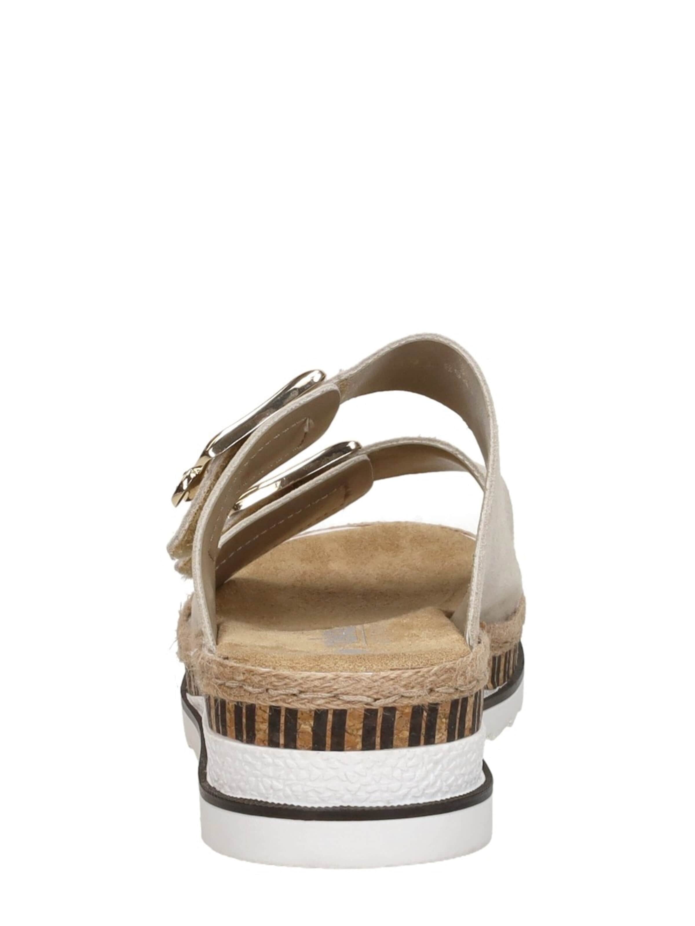 Rieker Huisschoenen 'Open Teen' in Beige