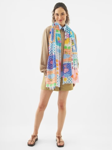 Écharpe CODELLO en bleu