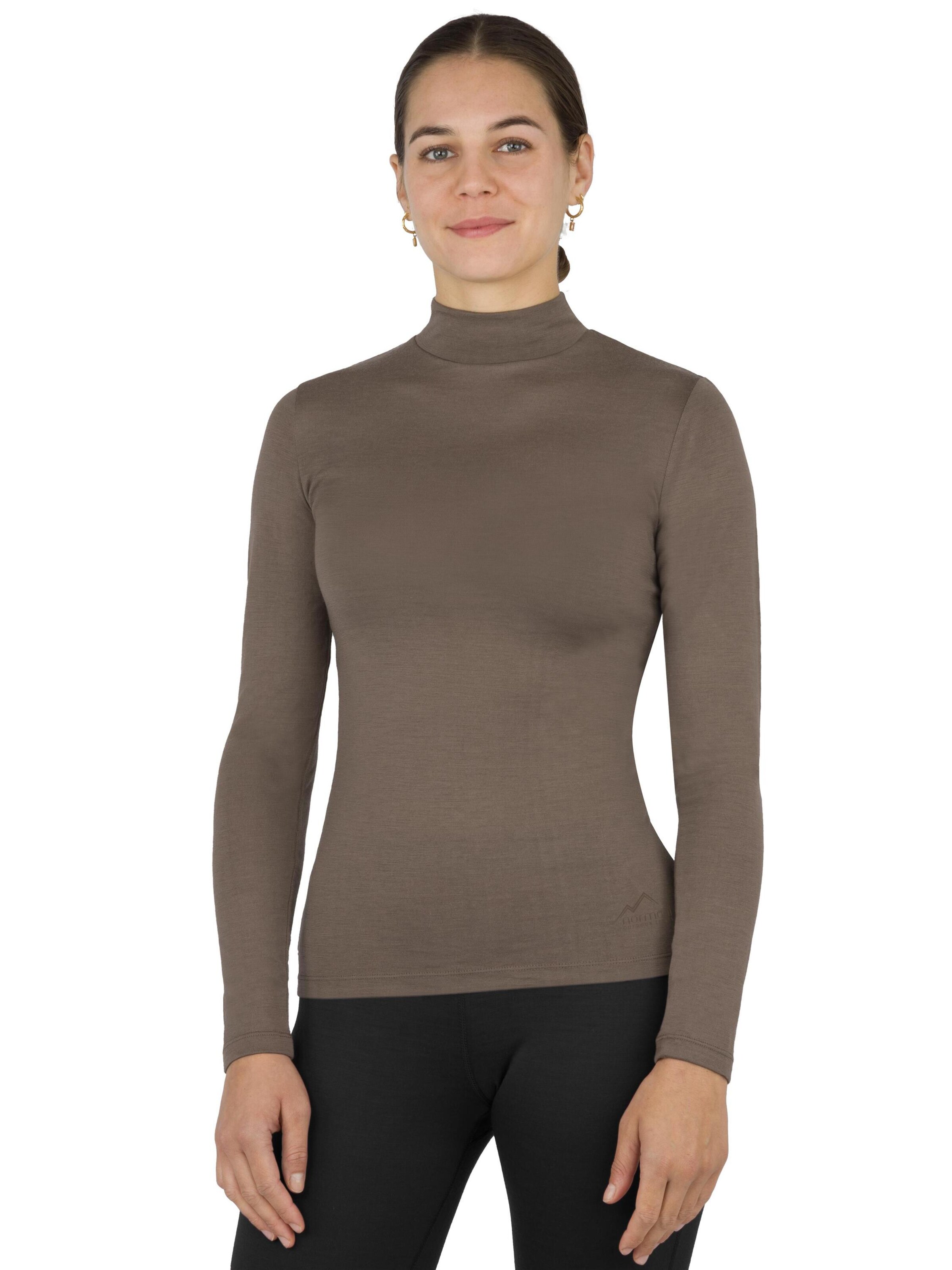 normani Pullover 'Romsey' in Braun: Vorderseite