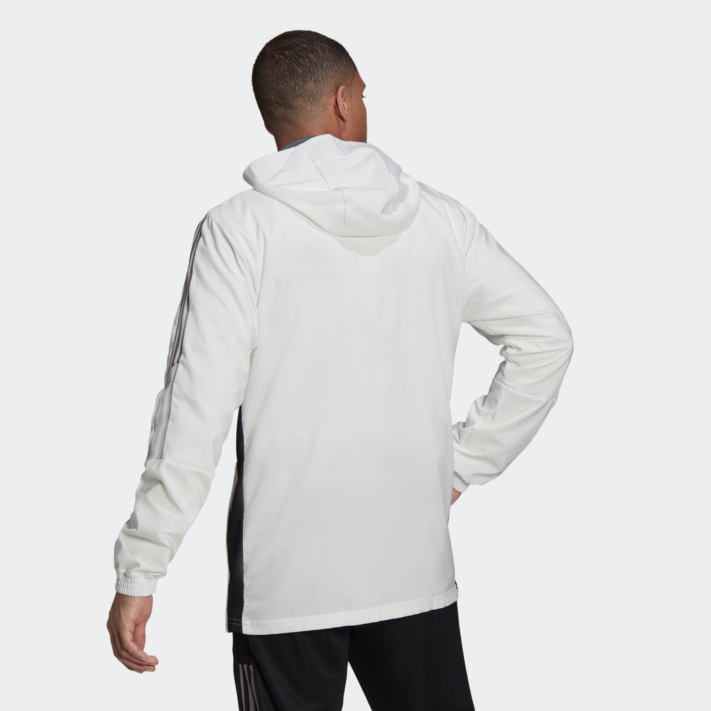 Vêtements de sport Veste de sport Juventus Turin Tiro ADIDAS PERFORMANCE en Blanc 