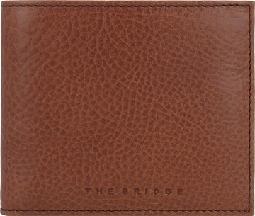 The Bridge Wallet 'Ettore' in Brown: front