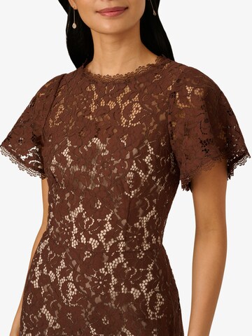 Adrianna Papell Cocktail Dress 'Lace' in Brown