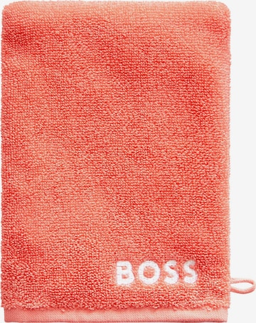 BOSS Washcloth 'PLAIN' in Red