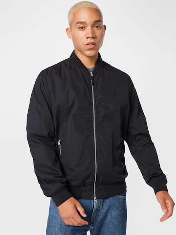 AllSaints - Chaqueta de entretiempo 'Bassett' en negro: frente