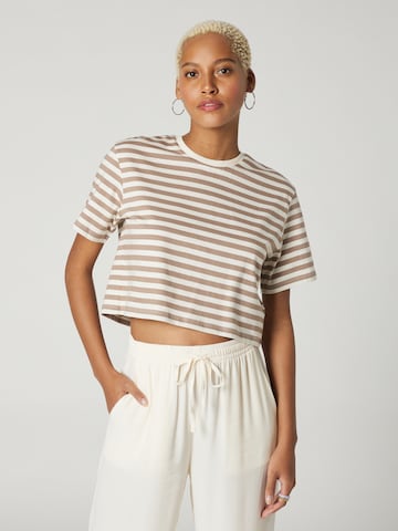 A LOT LESS Shirts 'Lisa' i beige: forside