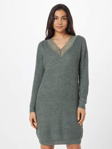 VILA Knitted dress 'GLACY' in Green: front
