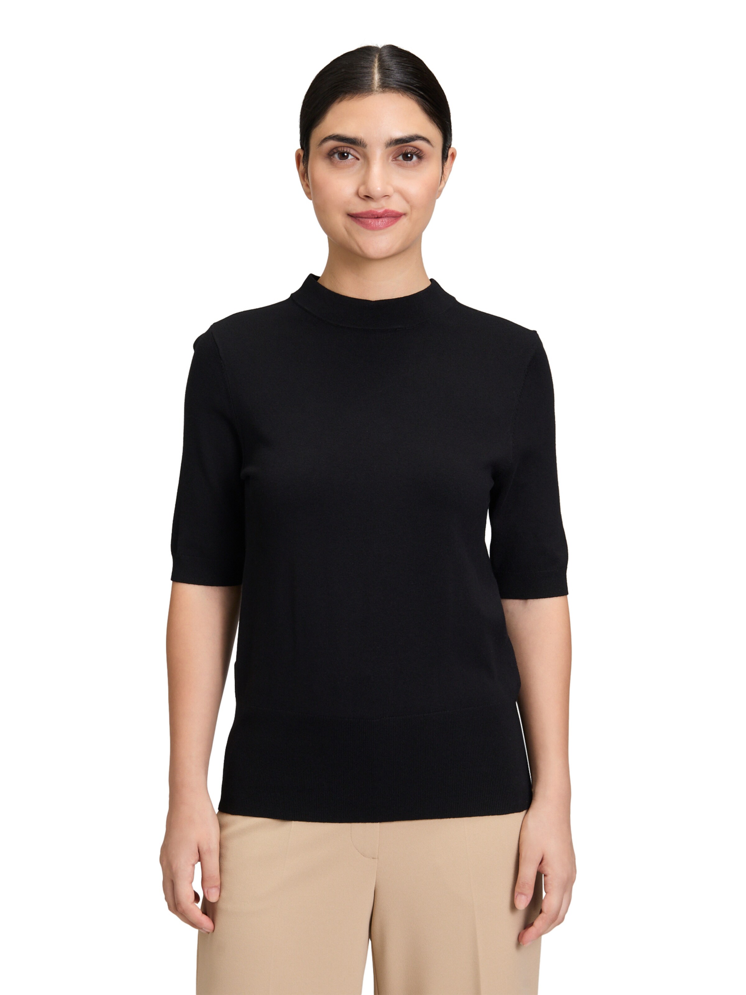 Pull-over Betty Barclay en noir : devant