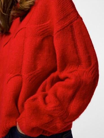 PIECES Sweater 'PCJenna' in Red
