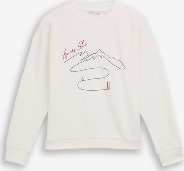 TOM TAILOR Dressipluus, värv valge: eest vaates