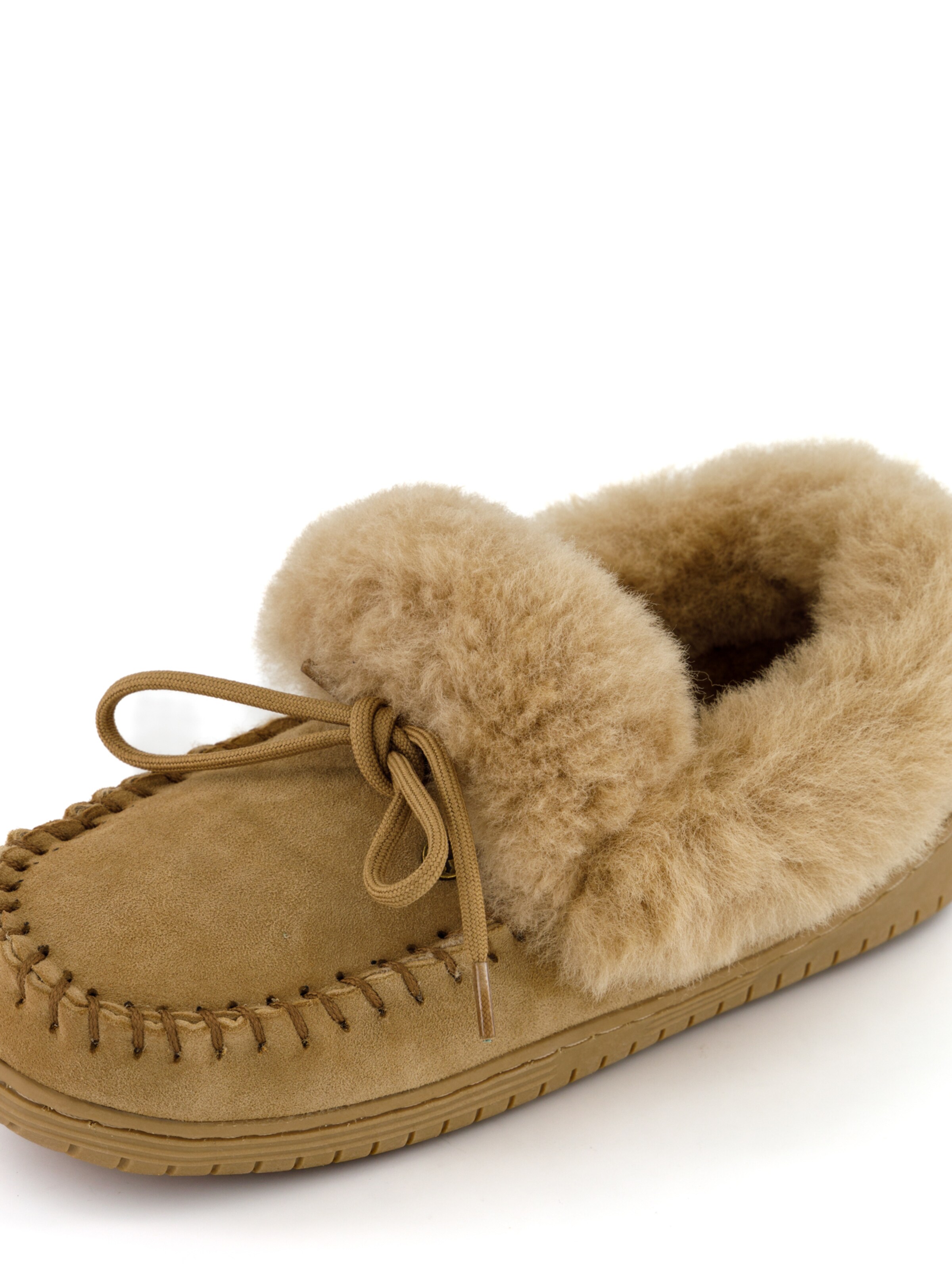 Warmbat Hausschuhe 'Kampi' in Beige