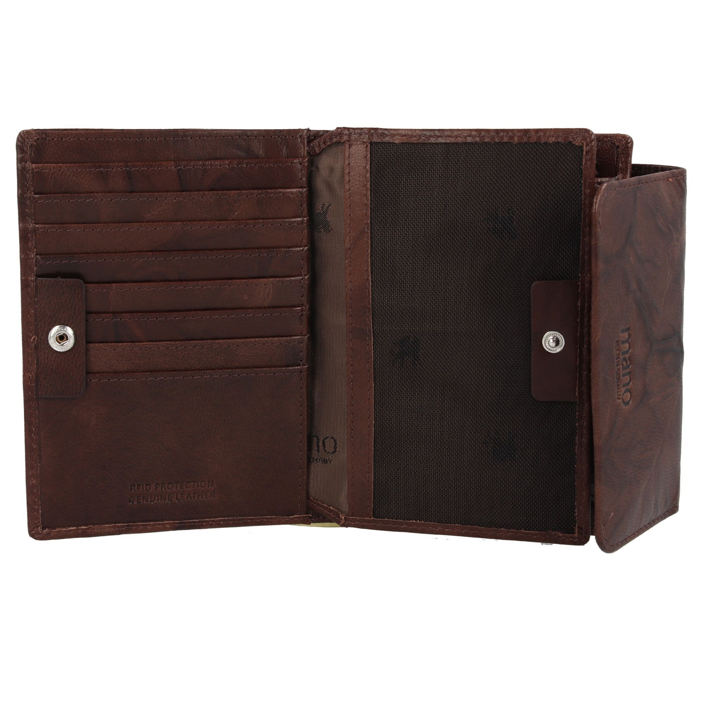 mano Wallet 'Donna Aurona' in Brown