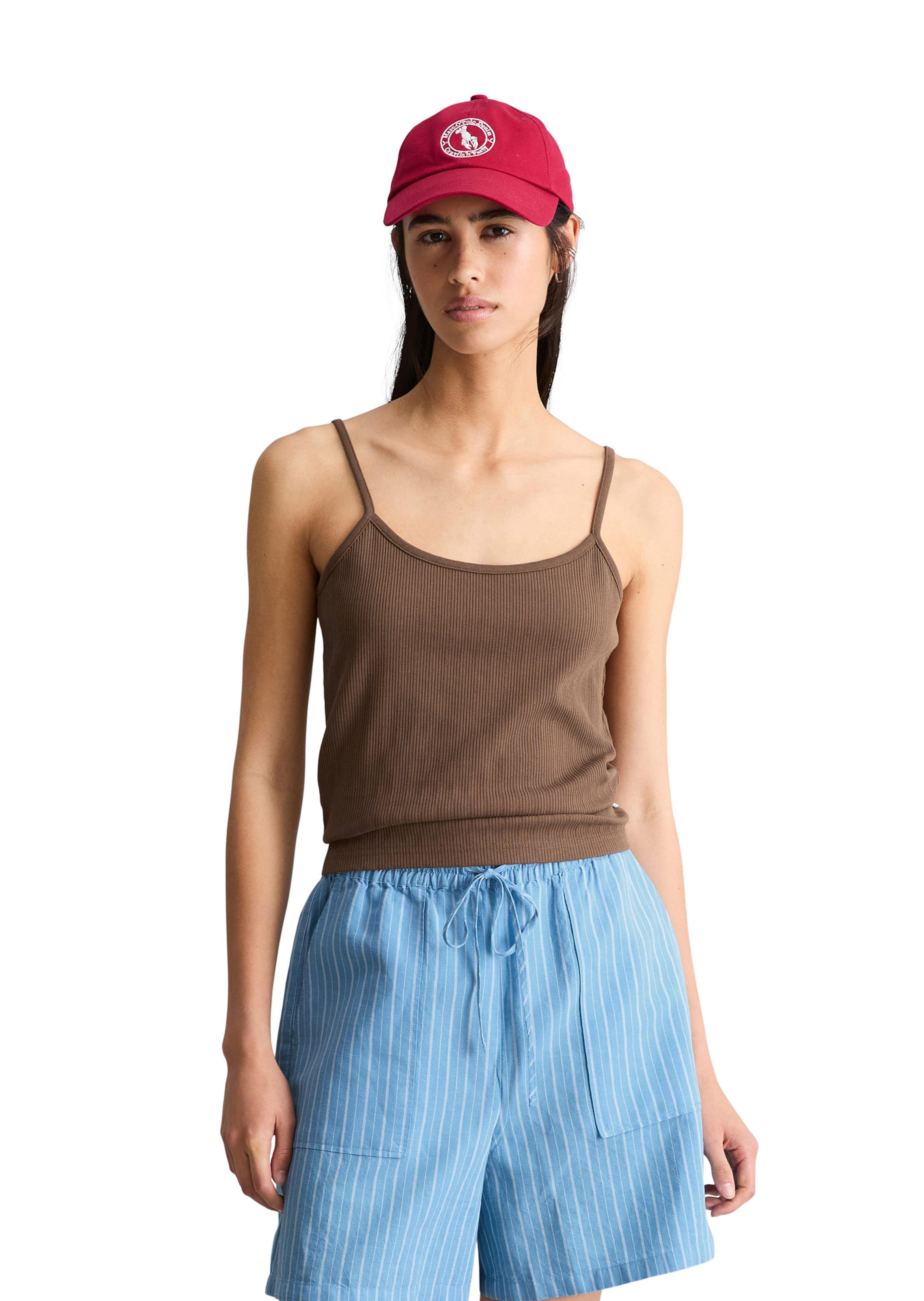 Marc O'Polo DENIM Top in Brown: front