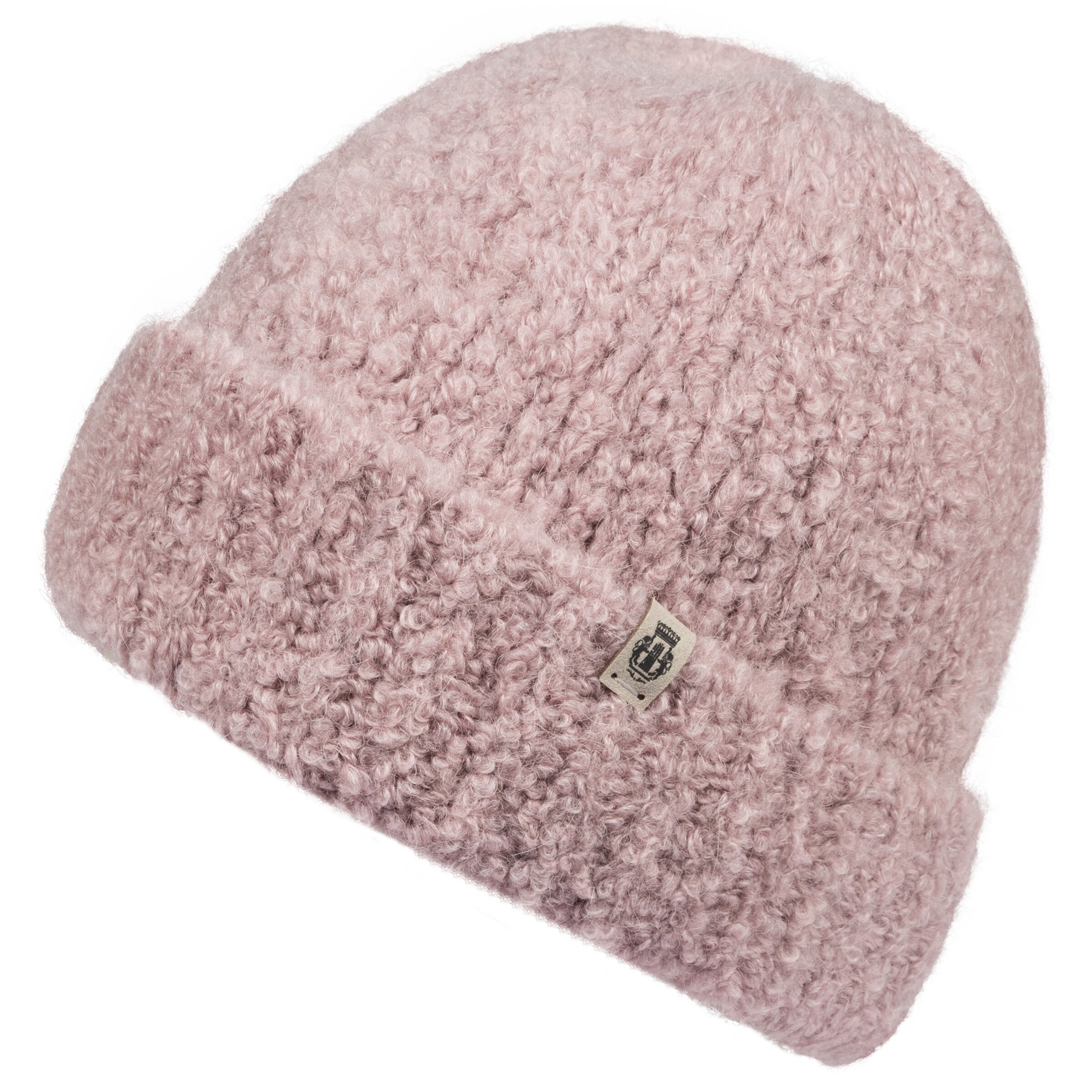 Berretto 'CLASSIC BOUCLÉ' di Roeckl in rosa: frontale