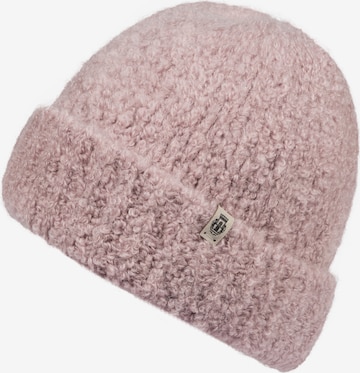 Bonnet 'CLASSIC BOUCLÉ' Roeckl en rose : devant