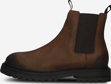 BLACKSTONE - Botas Chelsea en marrón: frente