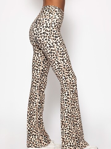 SASSYCLASSY Flared Hose‌‌ in Beige