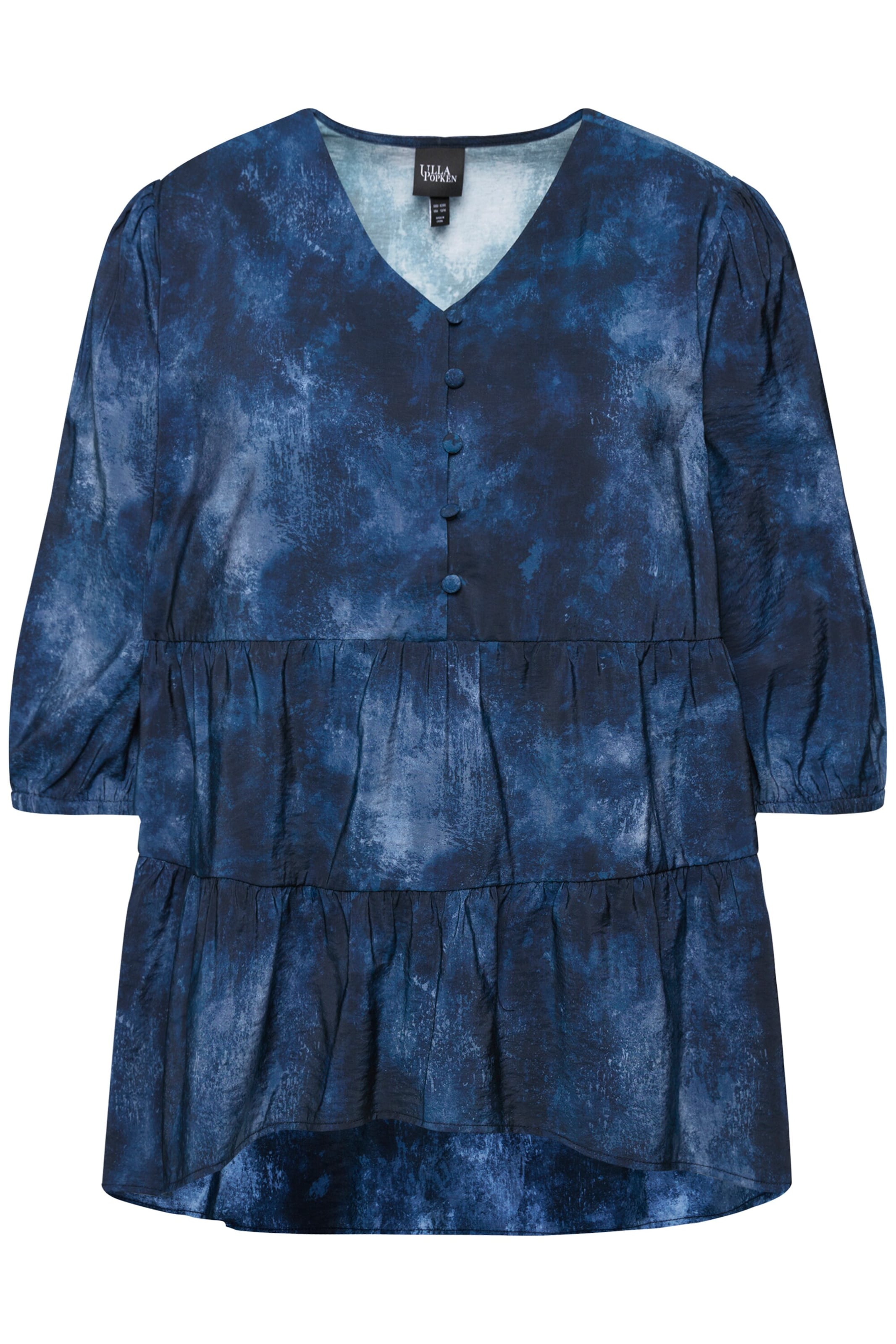 Ulla Popken Tuniek in Blauw: voorkant