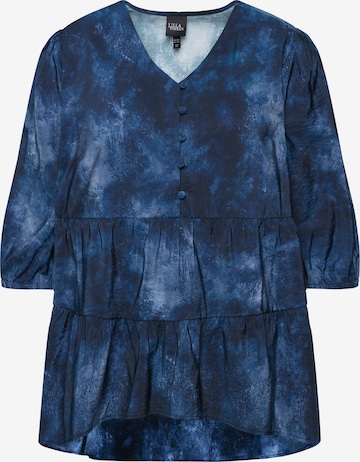 Tunique Ulla Popken en bleu : devant