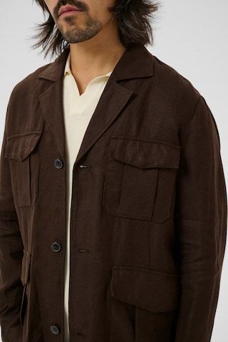 Matinique Between-season jacket 'Drakes' in Brown