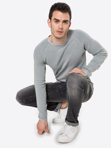 Key Largo Regular Fit Pullover 'Thomas' in Grün