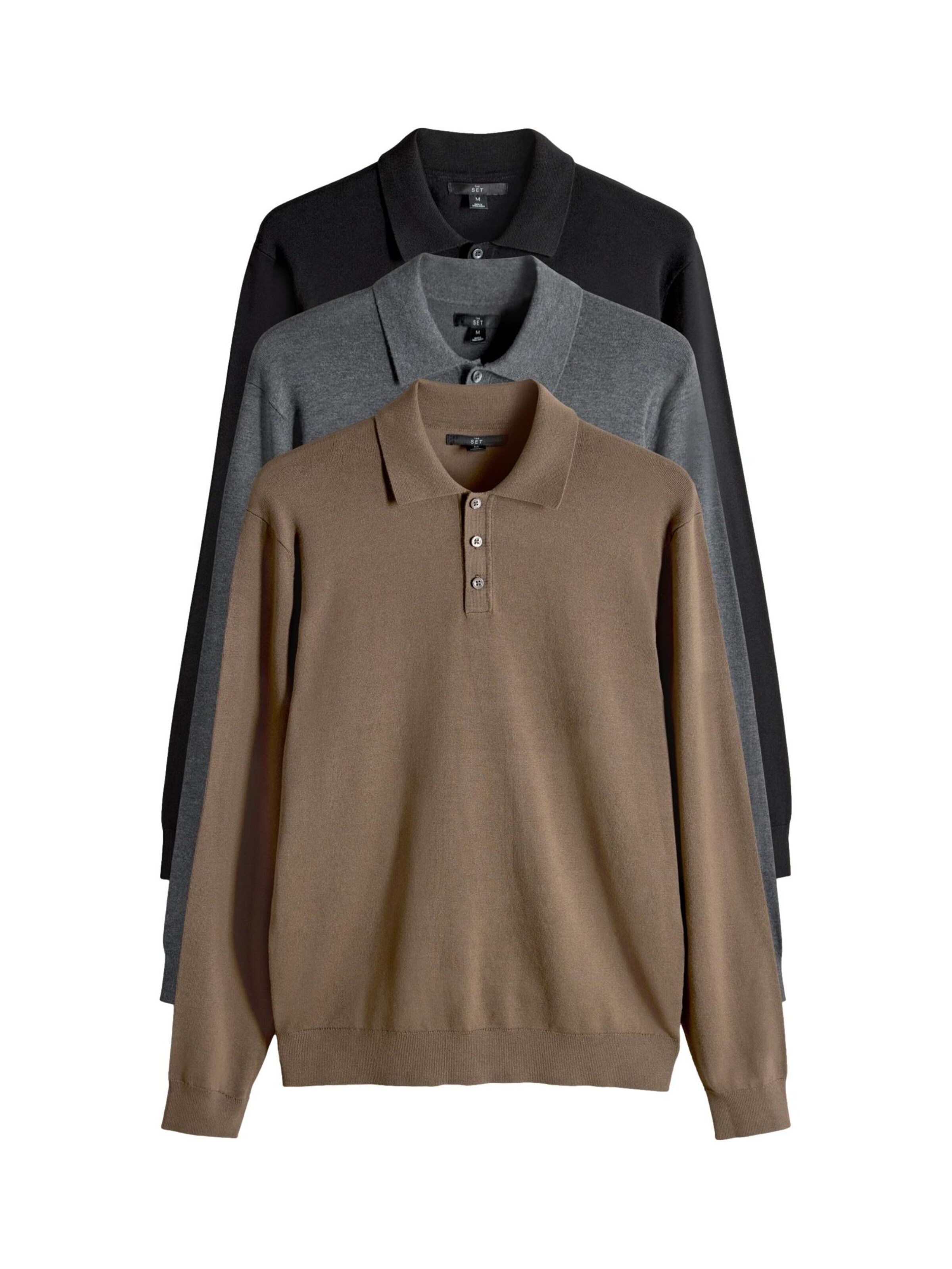 Pulover de la The Set pe maro: față