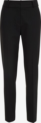 WE Fashion Обычный Плиссированные брюки в Черный: спереди