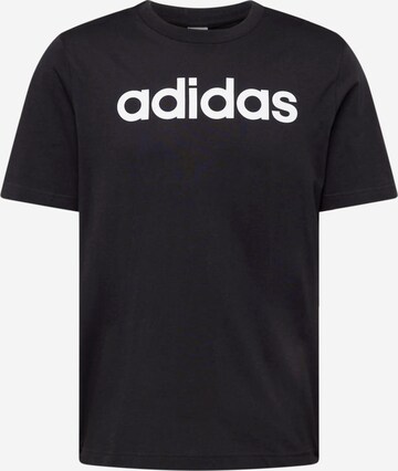 ADIDAS SPORTSWEARTehnička sportska majica 'Essentials' - crna boja: prednji dio