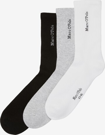 Chaussettes Marc O'Polo en gris : devant