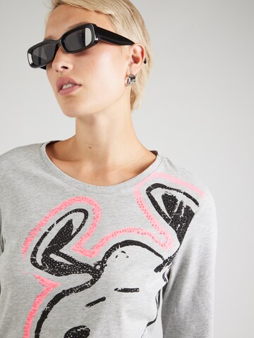 Frogbox Shirt 'Big Snoopy' in Grau