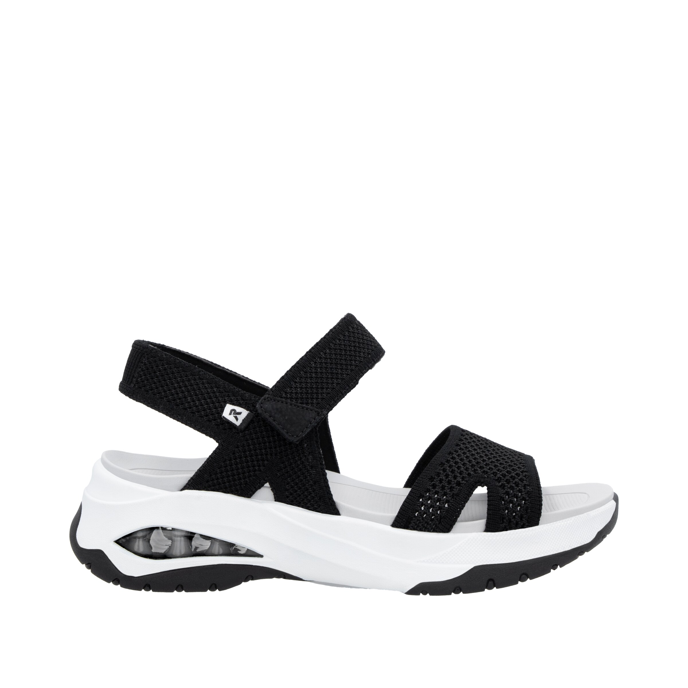 Rieker Sport Hiking Sandals in Black