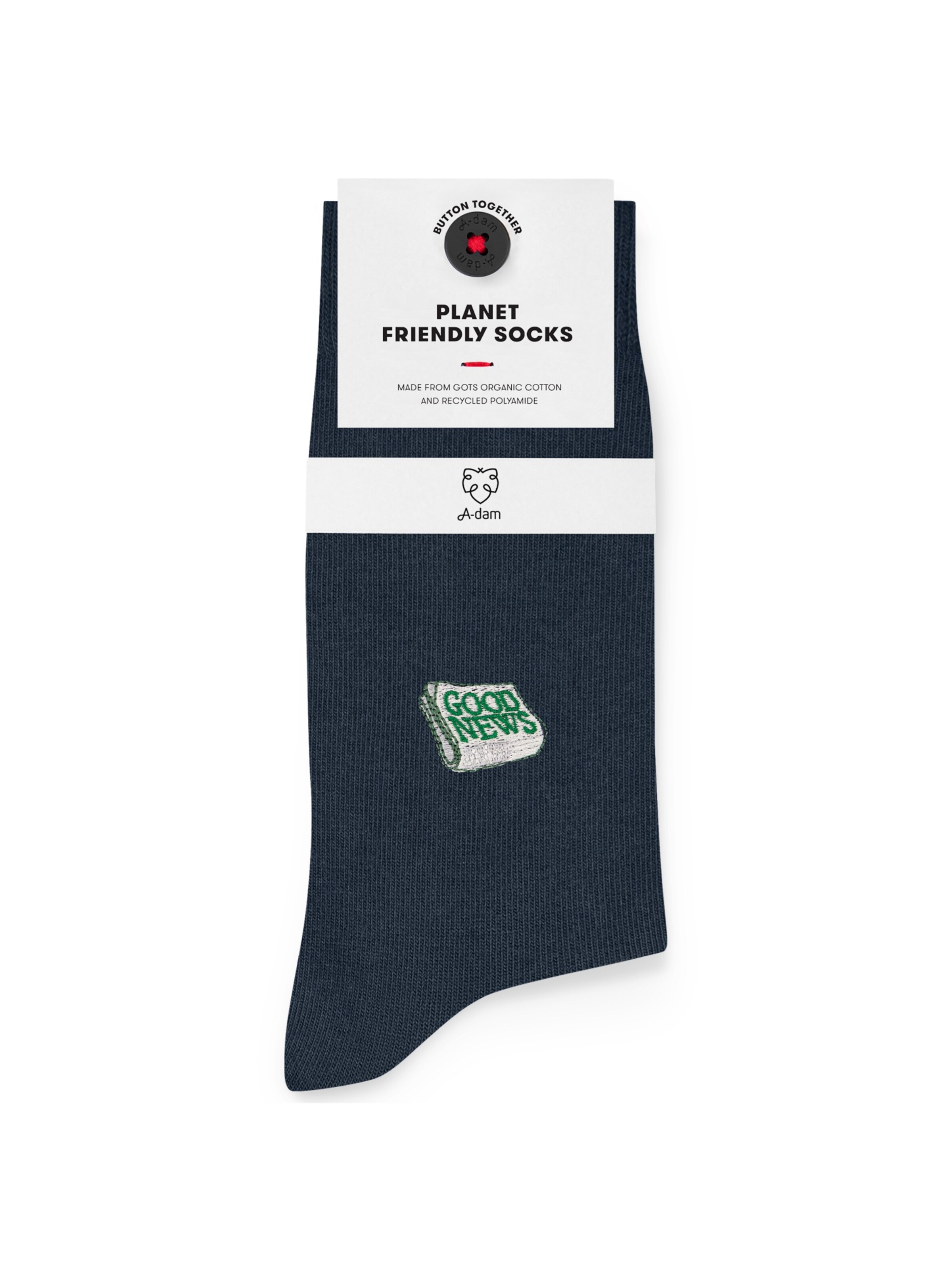 A-dam Socks 'Good News' in Blue