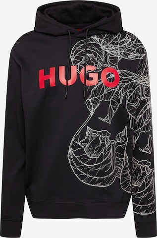Sweat-shirt 'Danimaux' HUGO en noir : devant