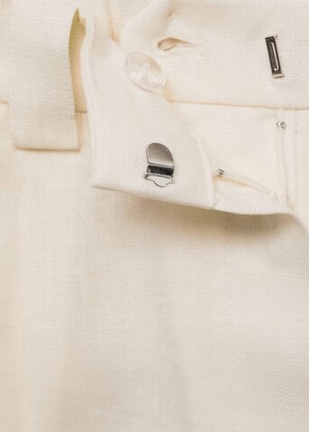 MANGO Wide leg Pants in White
