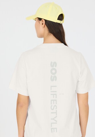 SOS Shirt 'Semeru' in Wit