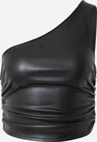 Top 'NEOPI' di NEON & NYLON in nero: frontale