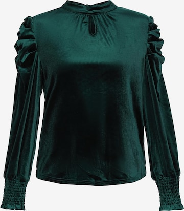 EVERA - Blusa 'Fashion Look' em verde: frente