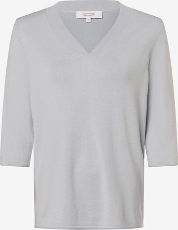 Pull-over comma casual identity en gris : devant