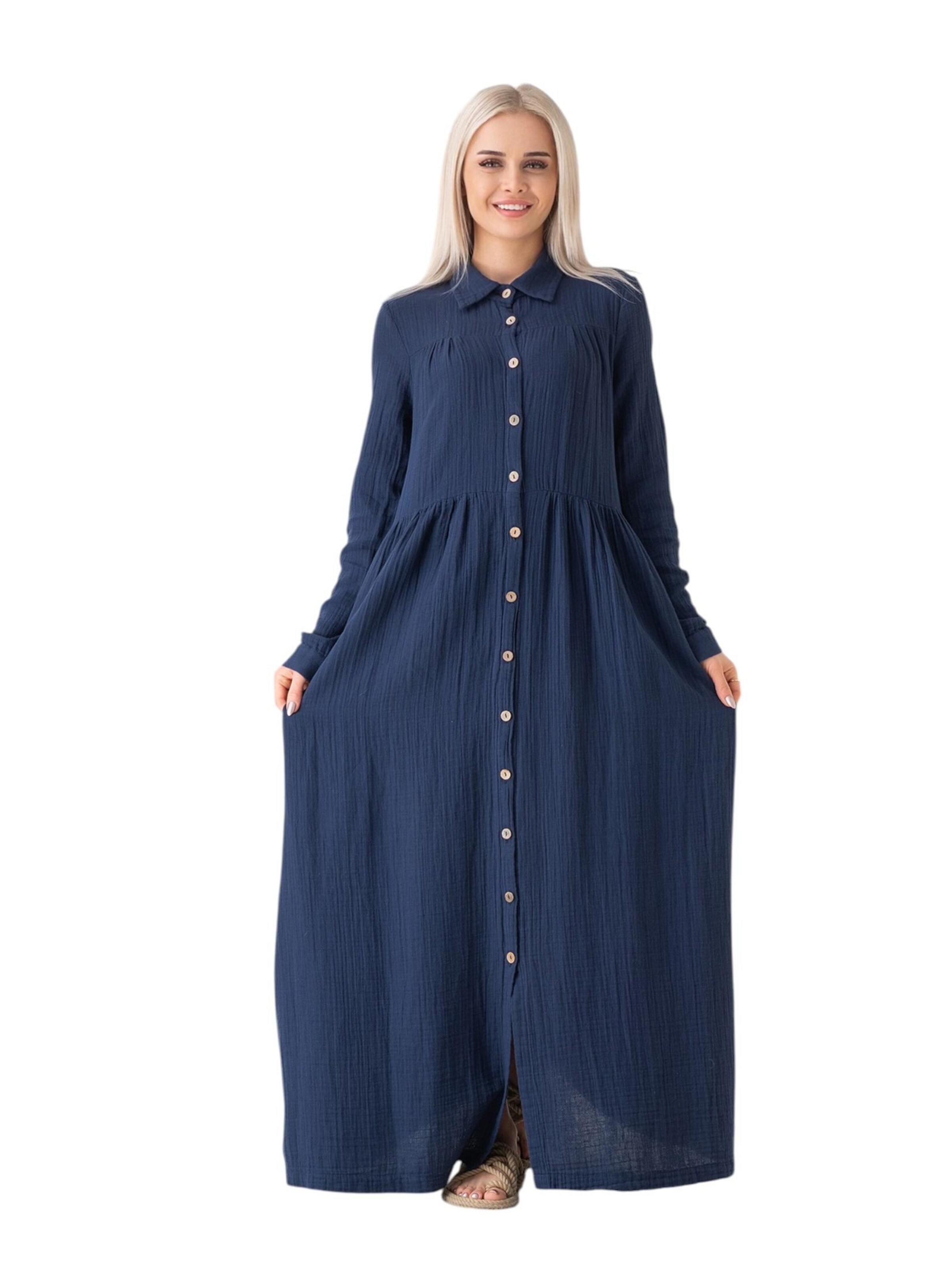 Abito camicia 'SABRA' di WENOR in blu