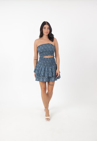 Gonna di Elara in blu: frontale