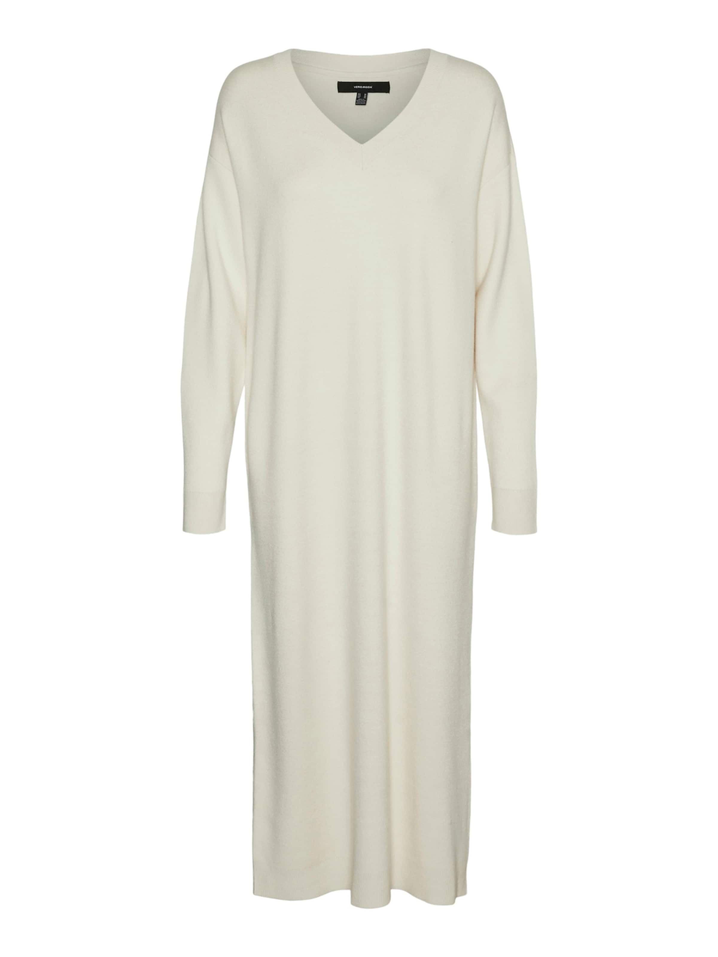 VERO MODA Kootud kleit 'Gold', värv beež: eest vaates