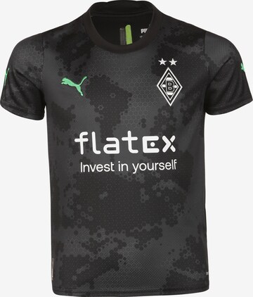 PUMATehnička sportska majica 'Borussia Mönchengladbach 2022/2023' - crna boja: prednji dio