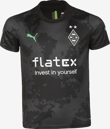 PUMA - Camiseta funcional 'Borussia Mönchengladbach 2022/2023' en negro: frente