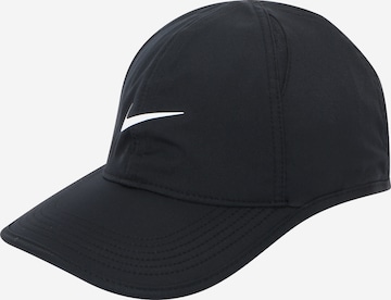 juoda NIKE Sportinė kepurė: priekis