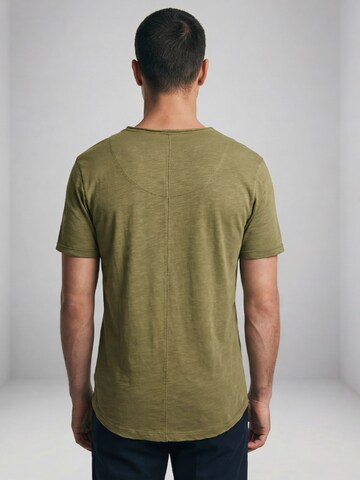 Antargo Shirt 'Basic Open Edge' in Green
